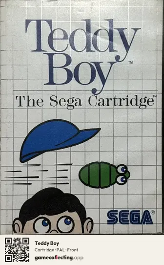 Teddy Boy Sega Master System, PAL box front