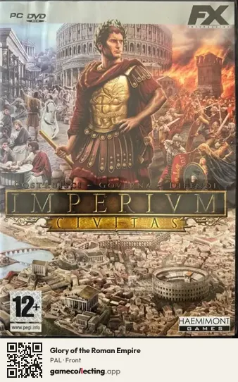 Glory of the Roman Empire Computer, PAL box front