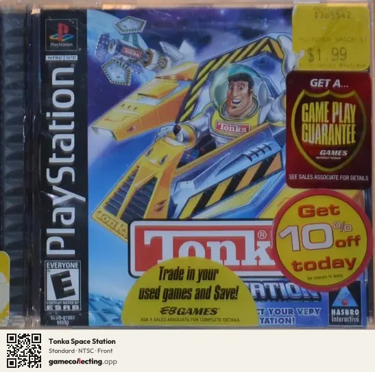 Tonka Space Station PlayStation, NTSC box front