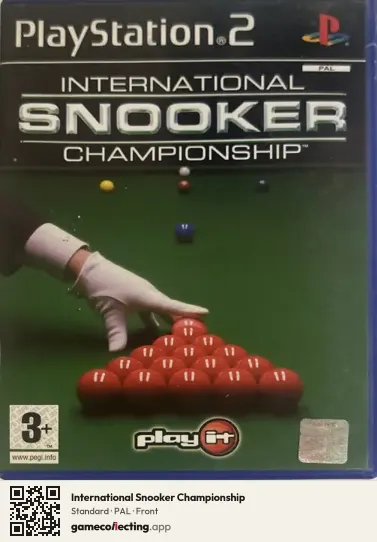 International Snooker Championship PlayStation 2, PAL box front