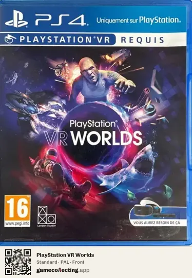 PlayStation VR Worlds PlayStation 4, PAL box front