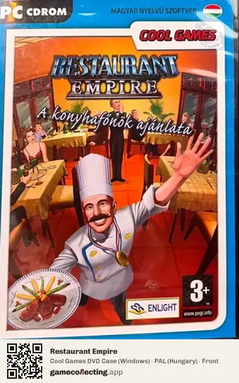 Restaurant Empire Computer, Hungary box front