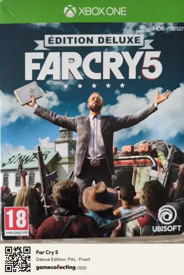Far Cry 5 Xbox One, PAL box front