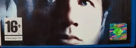 The X-Files: Resist or Serve, the PEGI square on its front