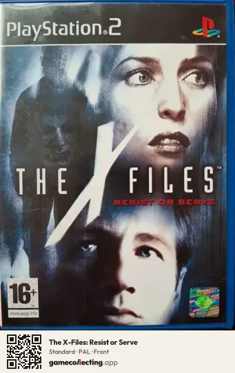 The X-Files: Resist or Serve PlayStation 2, PAL box front