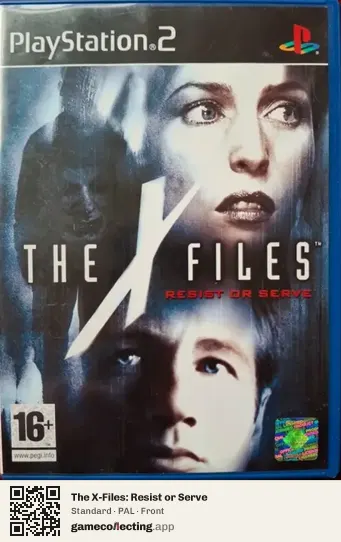 The X-Files: Resist or Serve PlayStation 2, PAL box front