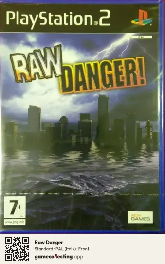Raw Danger PlayStation 2, Italy box front