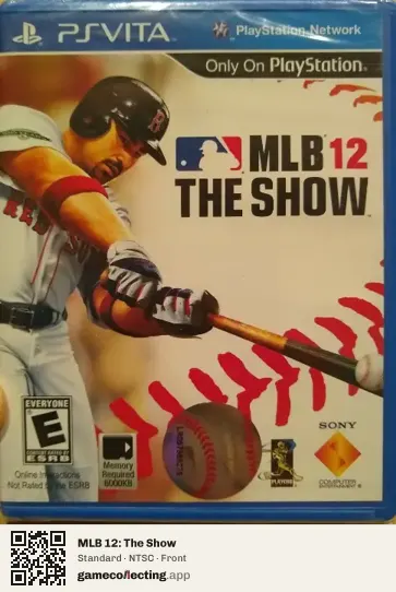 MLB 12: The Show PlayStation Vita, NTSC box front