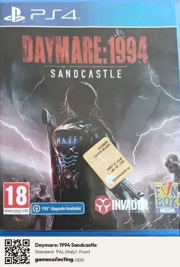 Daymare: 1994 Sandcastle PlayStation 4, Italy box front