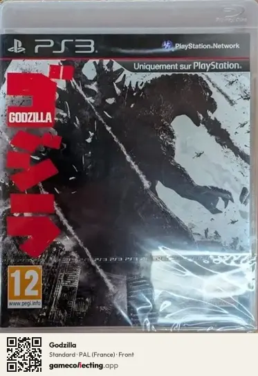 Godzilla PlayStation 3, France box front
