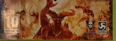 Saints Row: Gat Out of Hell, the PEGI square on its front
