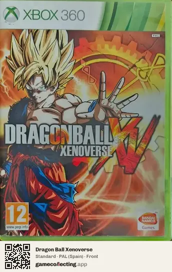 Dragon Ball Xenoverse Xbox 360, Spain box front
