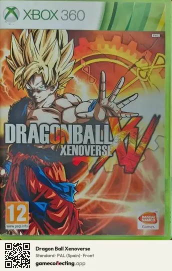 Dragon Ball Xenoverse Xbox 360, Spain box front