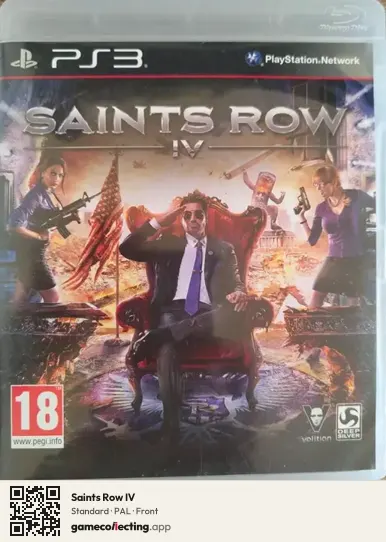 Saints Row IV PlayStation 3, PAL box front