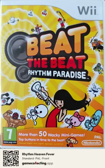 Rhythm Heaven Fever Nintendo Wii, PAL box front