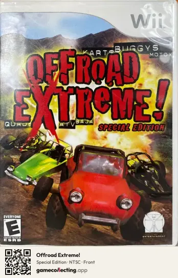 Offroad Extreme! Nintendo Wii, NTSC box front