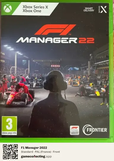F1 Manager 2022 Xbox Series X, France box front