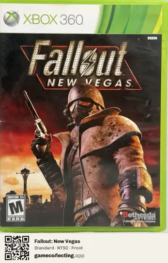 Fallout: New Vegas Xbox 360, NTSC box front