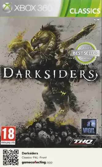Darksiders Xbox 360, PAL box front