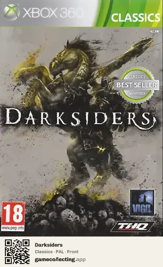 Darksiders Xbox 360, PAL box front