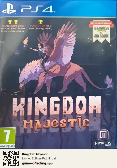 Kingdom Majestic PlayStation 4, PAL box front