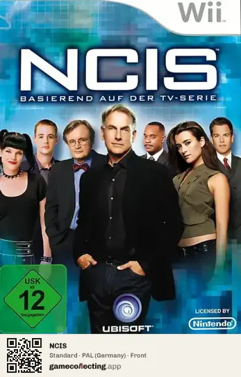 NCIS Nintendo Wii, Germany box front