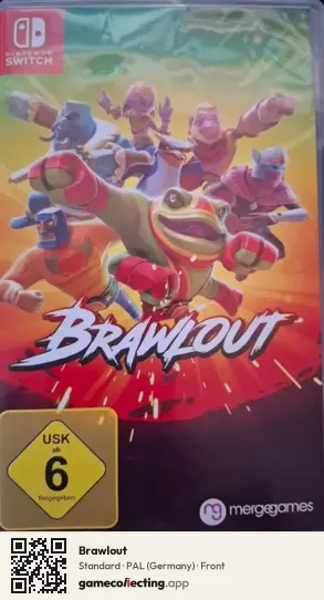 Brawlout Nintendo Switch, Germany box front