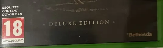 The Elder Scrolls IV: Oblivion Remastered, the PEGI square on its front