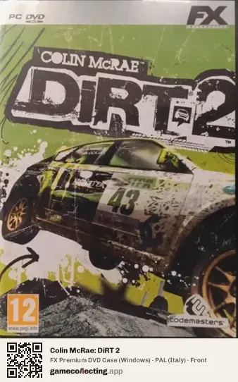 Colin McRae: DiRT 2 Computer, Italy box front