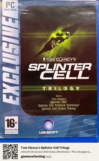 Tom Clancy's Splinter Cell Trilogy Computer, Hungary box front