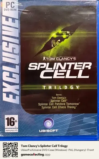 Tom Clancy's Splinter Cell Trilogy Computer, Hungary box front