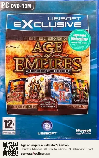 Age of Empires: Collector's Edition Computer, Hungary box front