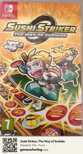 Sushi Striker: The Way of Sushido Nintendo Switch, PAL box front