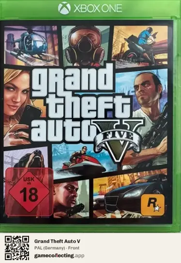 Grand Theft Auto V Xbox One, Germany box front