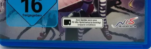 Criminal Girls: Invite Only, the USK square on its front