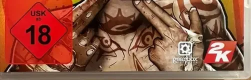 Borderlands 2, the USK square on its front