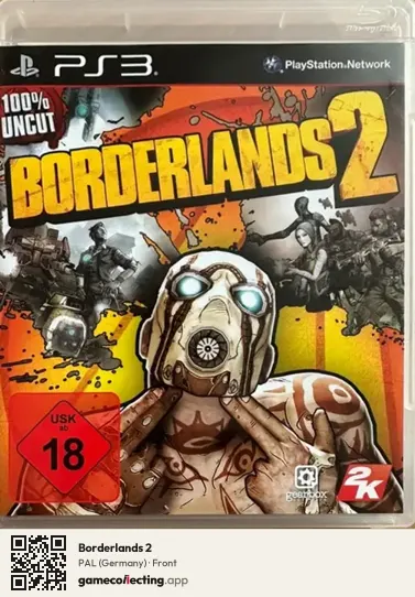 Borderlands 2 PlayStation 3, Germany box front
