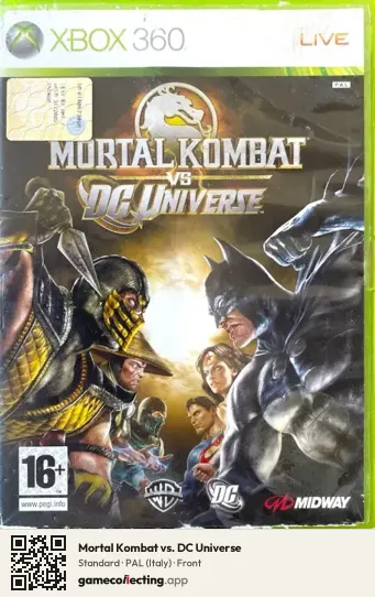 Mortal Kombat vs. DC Universe Xbox 360, Italy box front