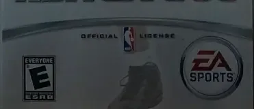 NBA Live 06, the ESRB box on its front