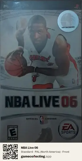 NBA Live 06 PlayStation Portable, North America box front