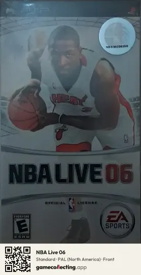 NBA Live 06 PlayStation Portable, North America box front