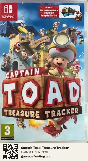 Captain Toad: Treasure Tracker Nintendo Switch, PAL box front