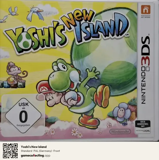 Yoshi's New Island Nintendo 3DS, Germany box front