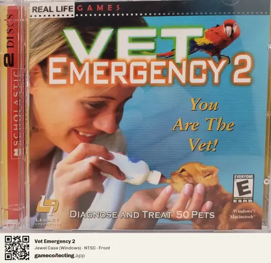 Vet Emergency 2 Computer, NTSC box front