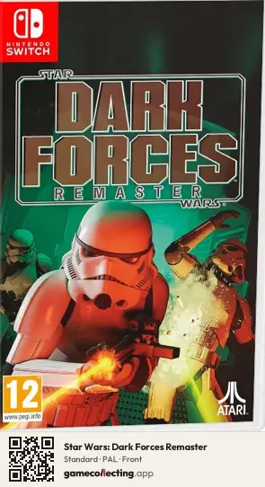 Star Wars: Dark Forces Remaster Nintendo Switch, PAL box front