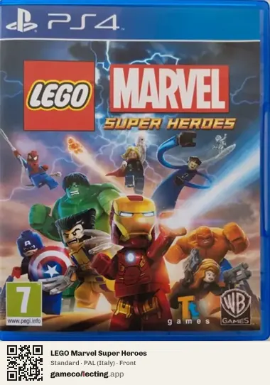 LEGO Marvel Super Heroes PlayStation 4, Italy box front