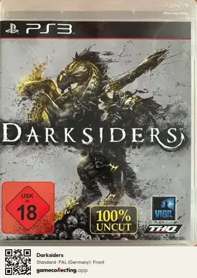 Darksiders PlayStation 3, Germany box front