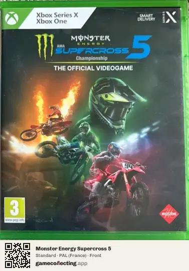 Monster Energy Supercross 5 Xbox Series X, France box front