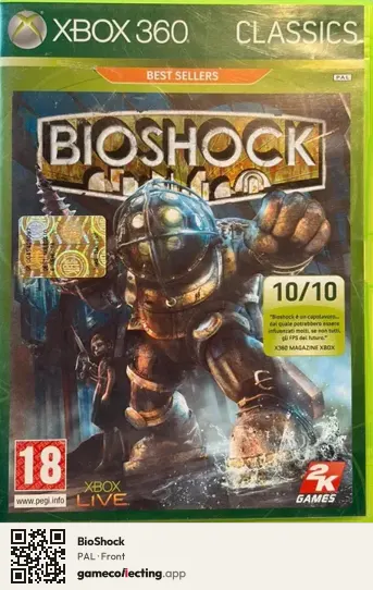 BioShock Xbox 360, PAL box front