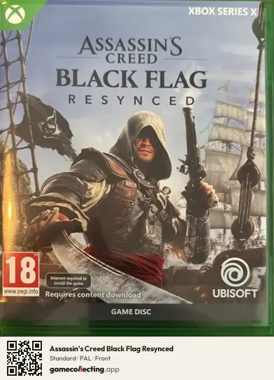 Assassin's Creed Black Flag Resynced Xbox Series X, PAL box front
